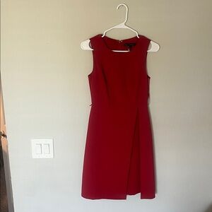 White House Black Market Red Midi Dress